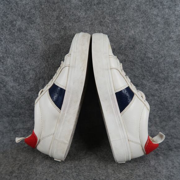 Old Navy Shoes Kids 12 Casual Fashion Sneakers Lace Up Trainers White Red Youth - Picture 8 of 11